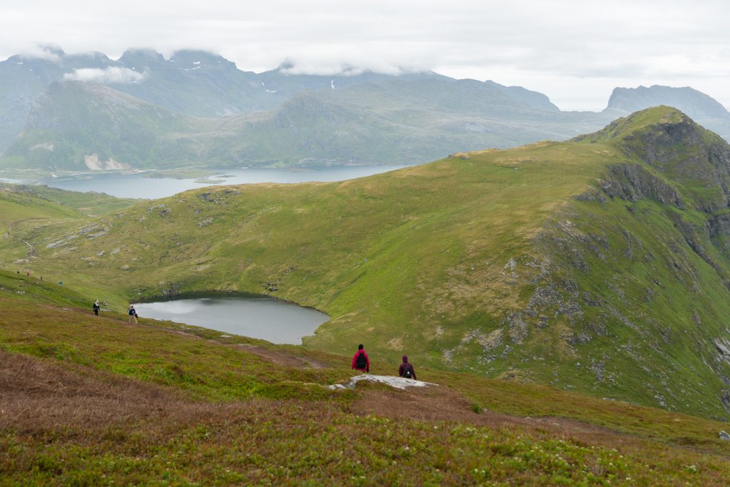 Kävelemässä pois Ryteniltä, Lofootit, Norja