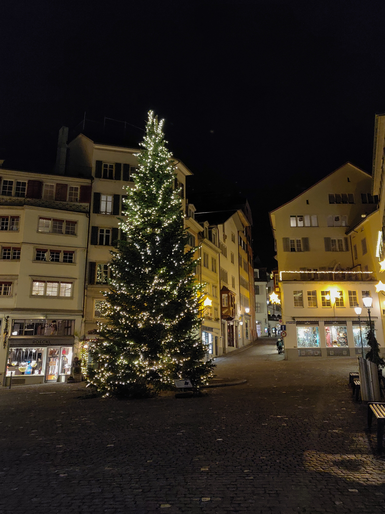 Joulukuusi Zurichissa